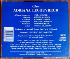 CILEA: ADRIANA LECOUVREUR / LEYLA GENCER, AMEDEO ZAMBON / GOLDEN AGE OF OPERA 2CD 2.EL
