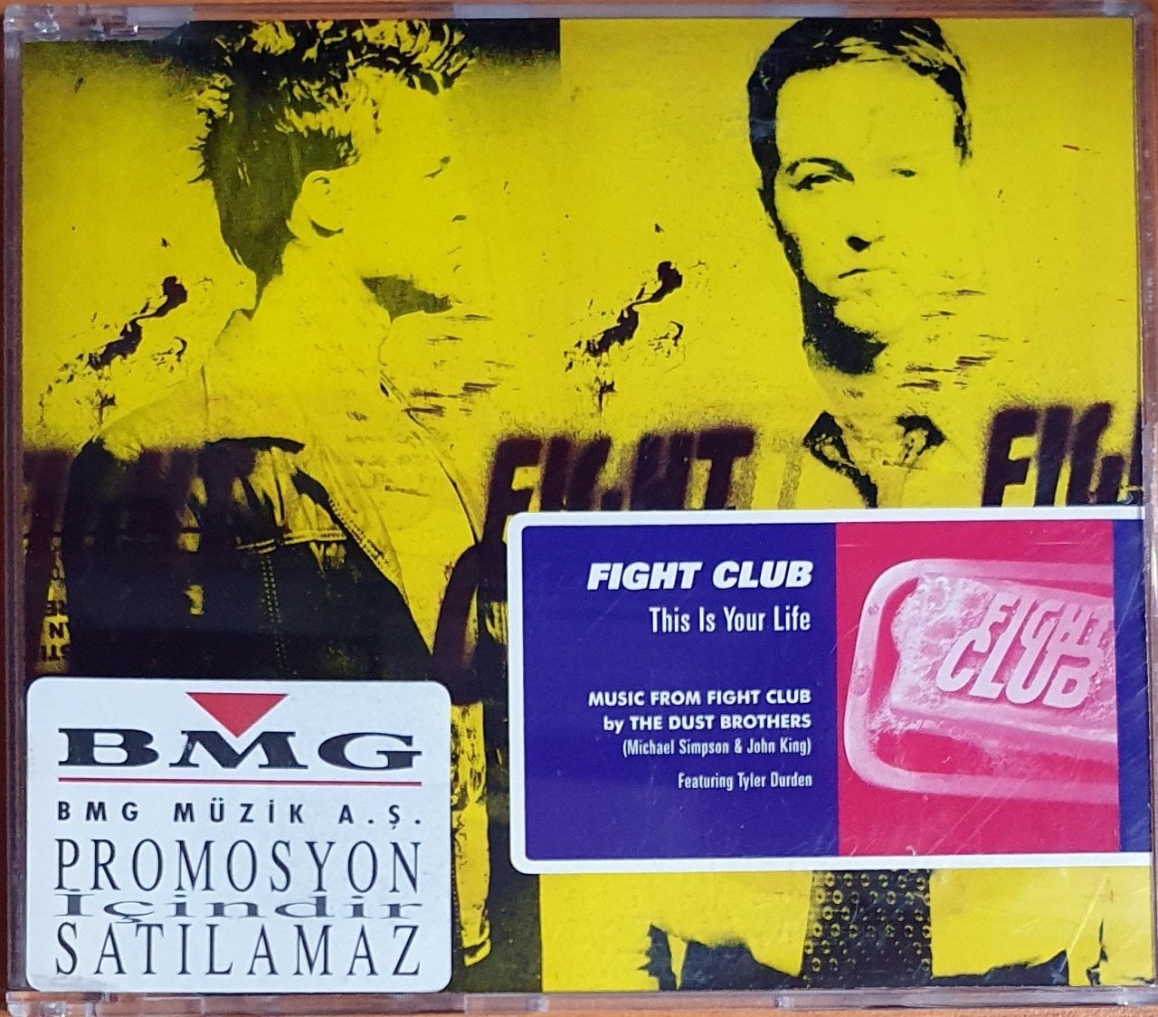 MUSIC FROM FIGHT CLUB BY THE DUST BROTHERS - THIS IS YOUR LIFE (1999) - CD RESTLESS SINGLE 2.EL