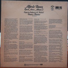 ALFREDO KRAUS - OPERA ARIAS ALBUM 2 - LP 2.EL PLAK