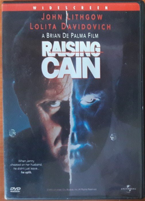 RAISING CAIN - JOHN LITHGOW - BRIAN DE PALMA - DVD 2.EL 1. BÖLGE TR ALTYAZI YOKTUR