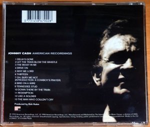 JOHNNY CASH - AMERICAN RECORDINGS (1994) - CD 2.EL