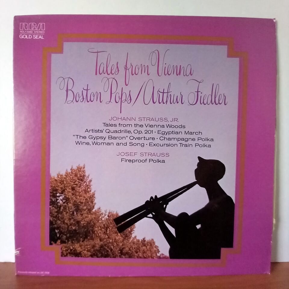 TALES FROM VIENNA / BOSTON POPS / ARTHUR FIEDLER (1967) - LP 2.EL PLAK