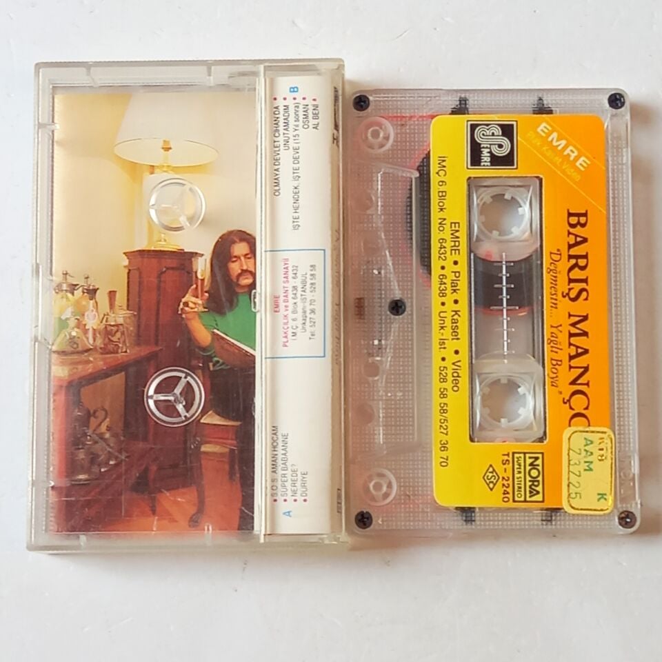BARIŞ MANÇO – DEĞMESİN… YAĞLI BOYA (1986) - KASET 2.EL