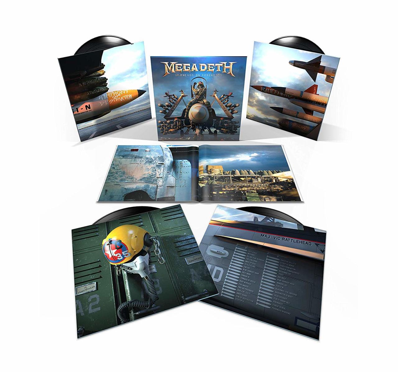 MEGADETH - WARHEADS ON FOREHEADS (2019) - 4PLAK SIFIR