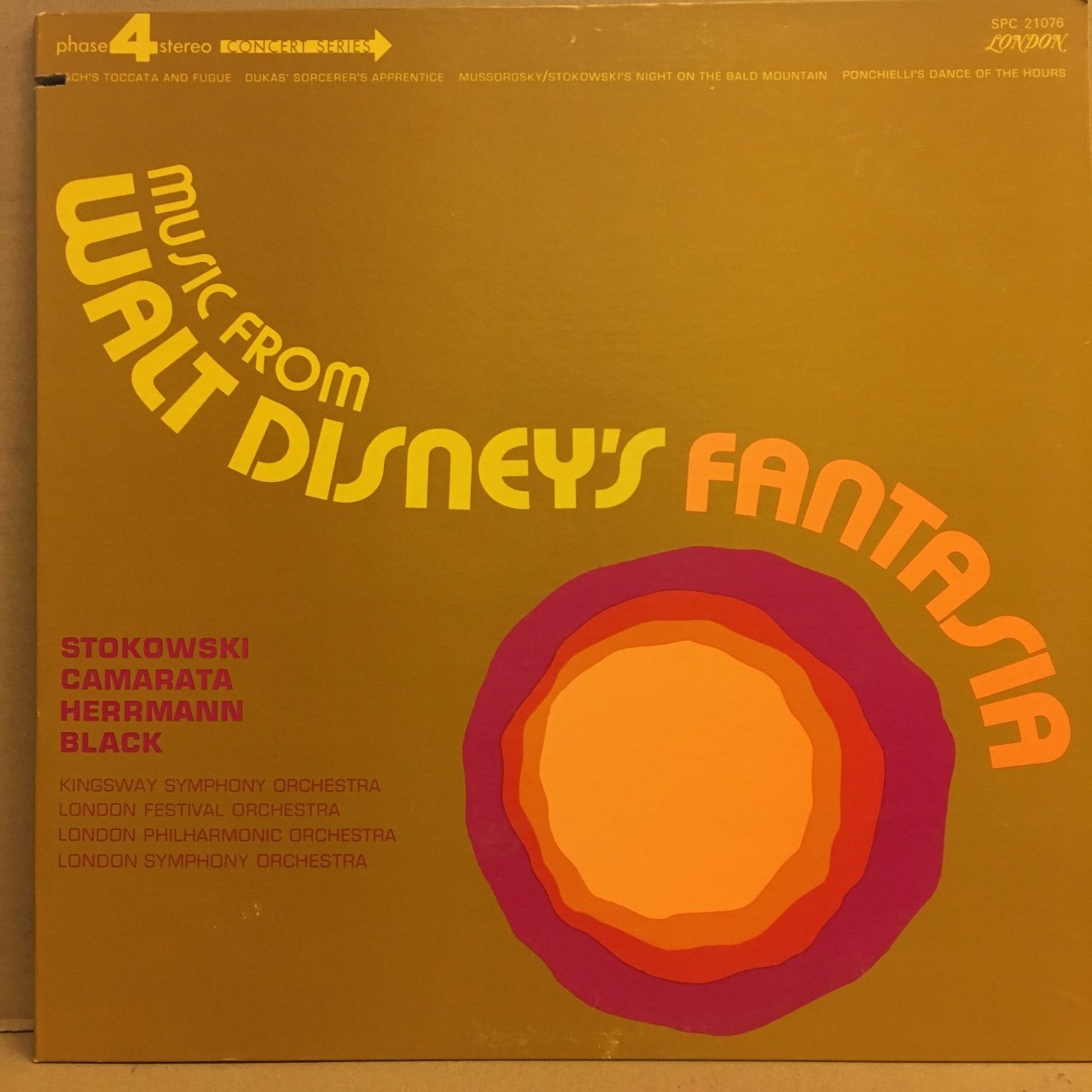 MUSIC FROM WALT DISNEY'S FANTASIA (1972) 2.EL 2PLAK