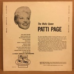 PATTI PAGE - THE WALTZ QUEEN - PLAK 2.EL