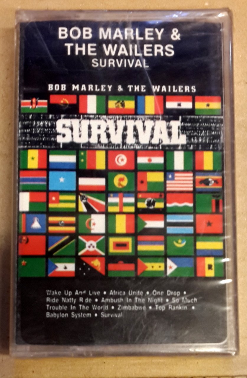 BOB MARLEY & THE WAILERS - SURVIVAL CASSETTE 1990 MADE IN TURKEY ''NEW''