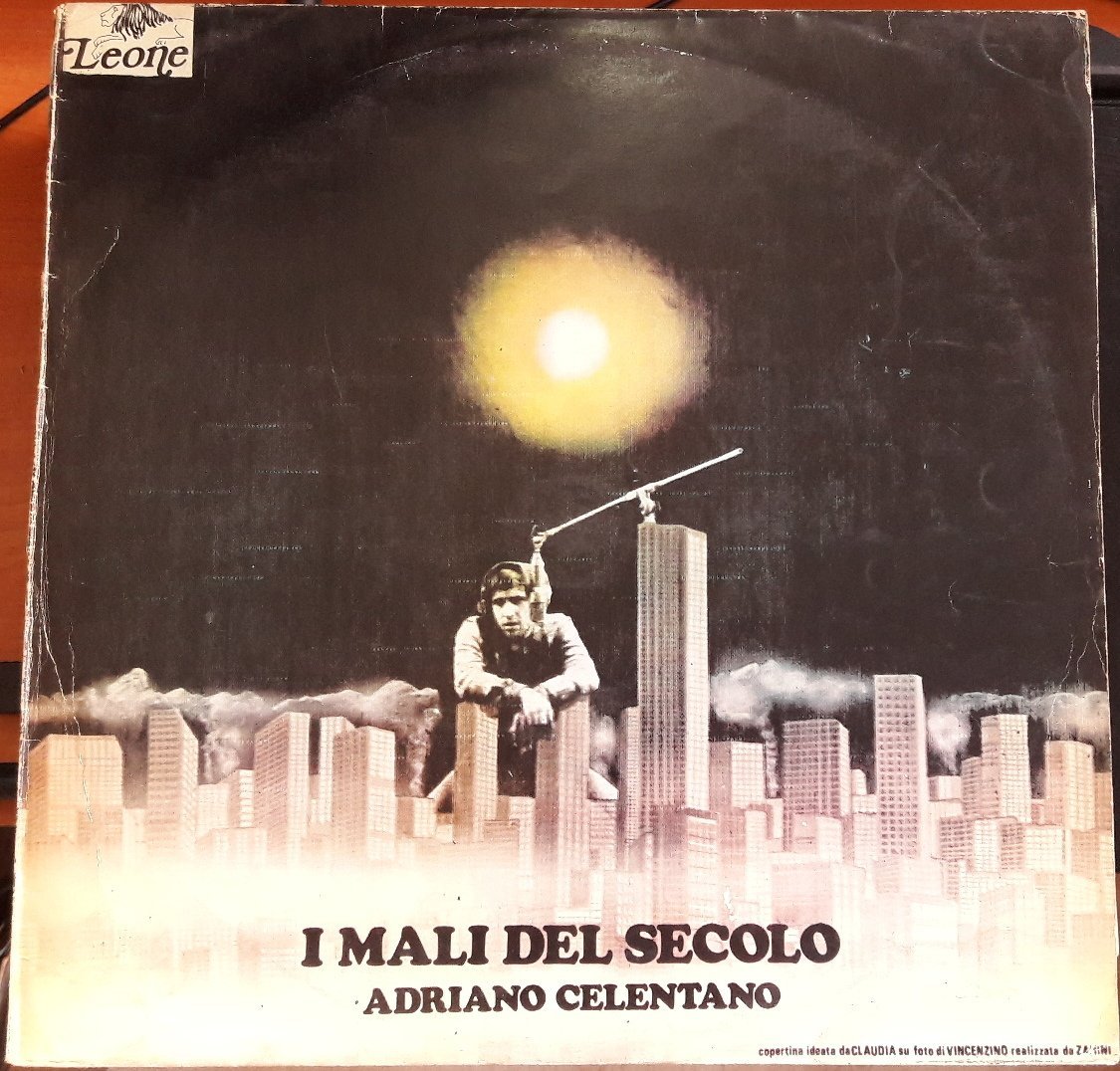 ADRIANO CELENTANO - I MALI DEL SECOLO (1978)  - PLAK 2.EL YERLİ BASKI