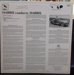 HARRIS CONDUCTS HARRIS, CONCERTO FOR PIANO AND STRINGS, SYMPHONY FOR BAND (1979) - PLAK 2.EL