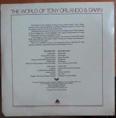 THE WORLD OF TONY ORLANDO & DAWN (1976) - DÖNEM BASKISI 2PLAK SIFIR