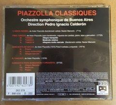 BUENOS AIRES SYMPHONY ORCHESTRA - ASTOR PIAZZOLLA CLASSIQUES (1992) - CD SENFONİK TANGO SIFIR