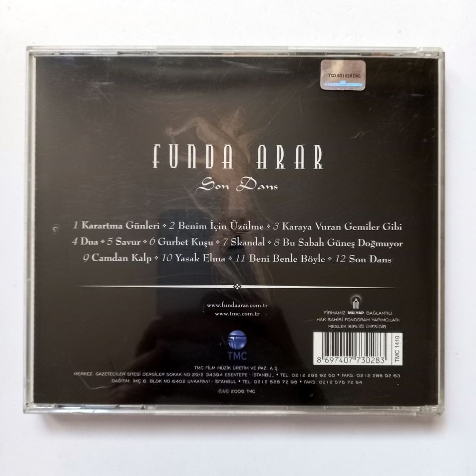 FUNDA ARAR – SON DANS (2006) - CD 2.EL