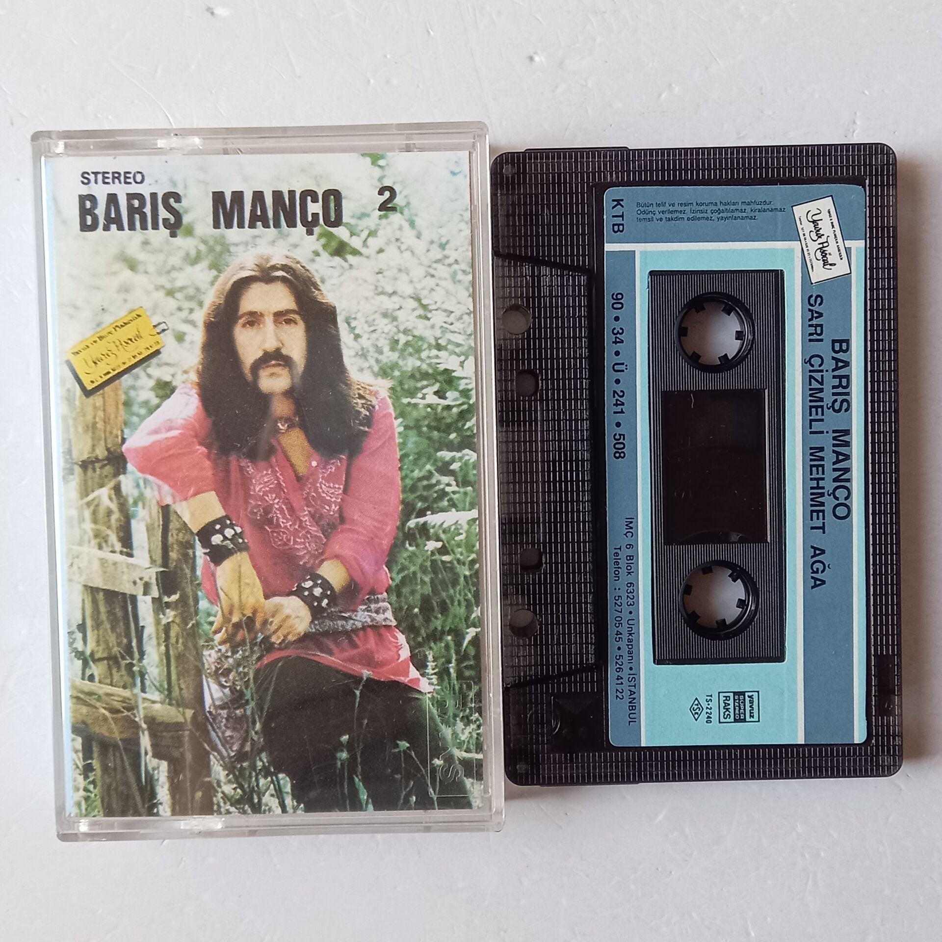 BARIŞ MANÇO - SARI ÇİZMELİ MEHMET AĞA (1990) - KASET 2.EL