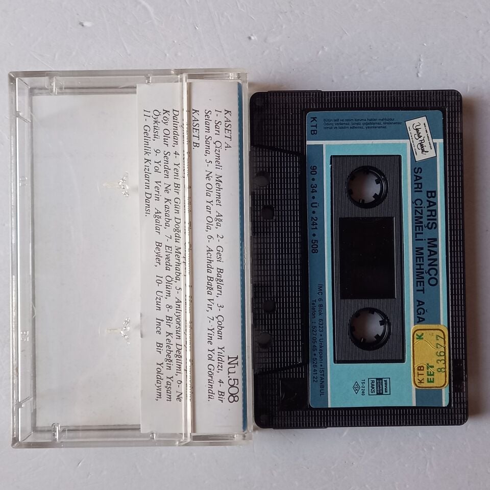 BARIŞ MANÇO - SARI ÇİZMELİ MEHMET AĞA (1990) - KASET 2.EL