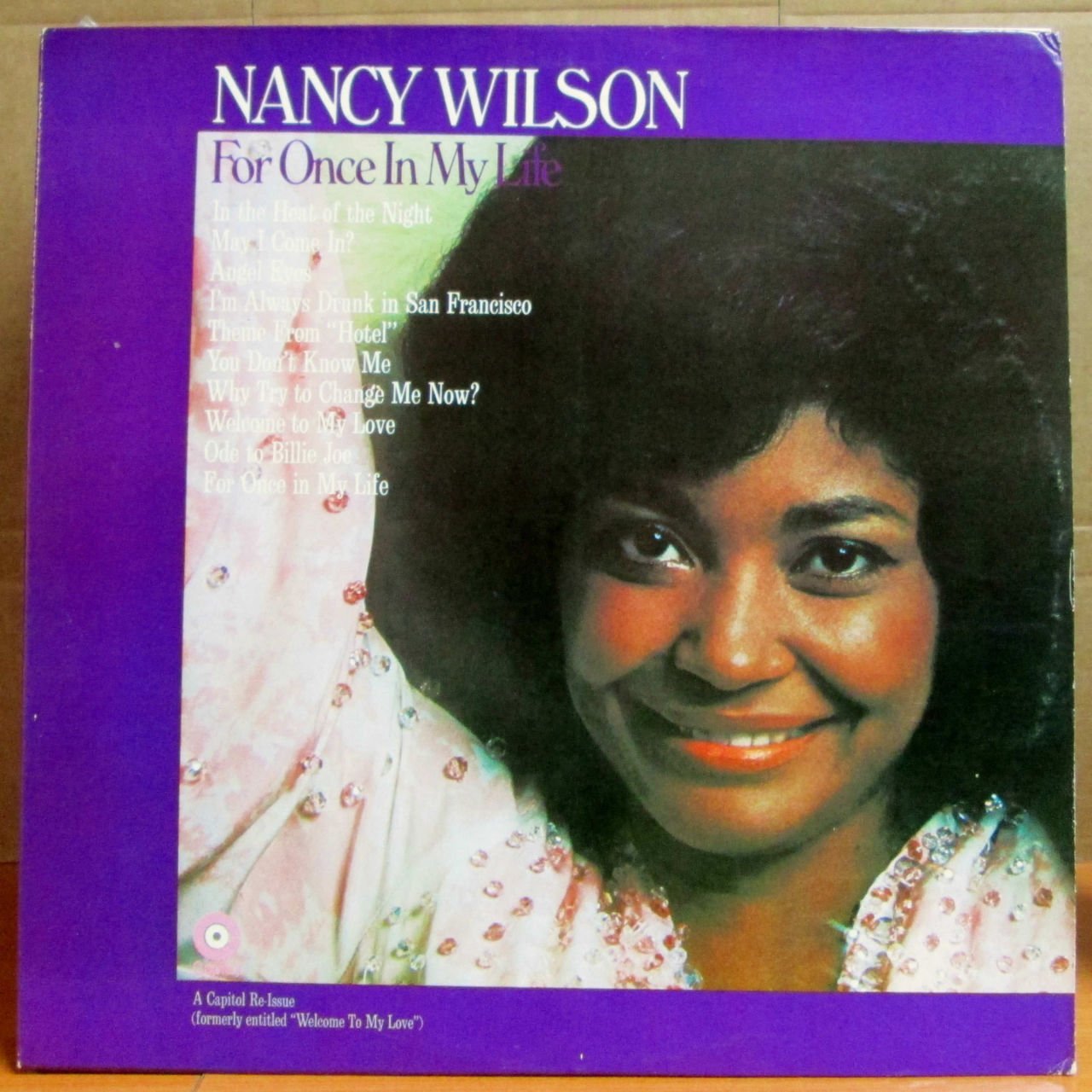 NANCY WILSON - FOR ONCE IN MY LIFE LP 2.EL