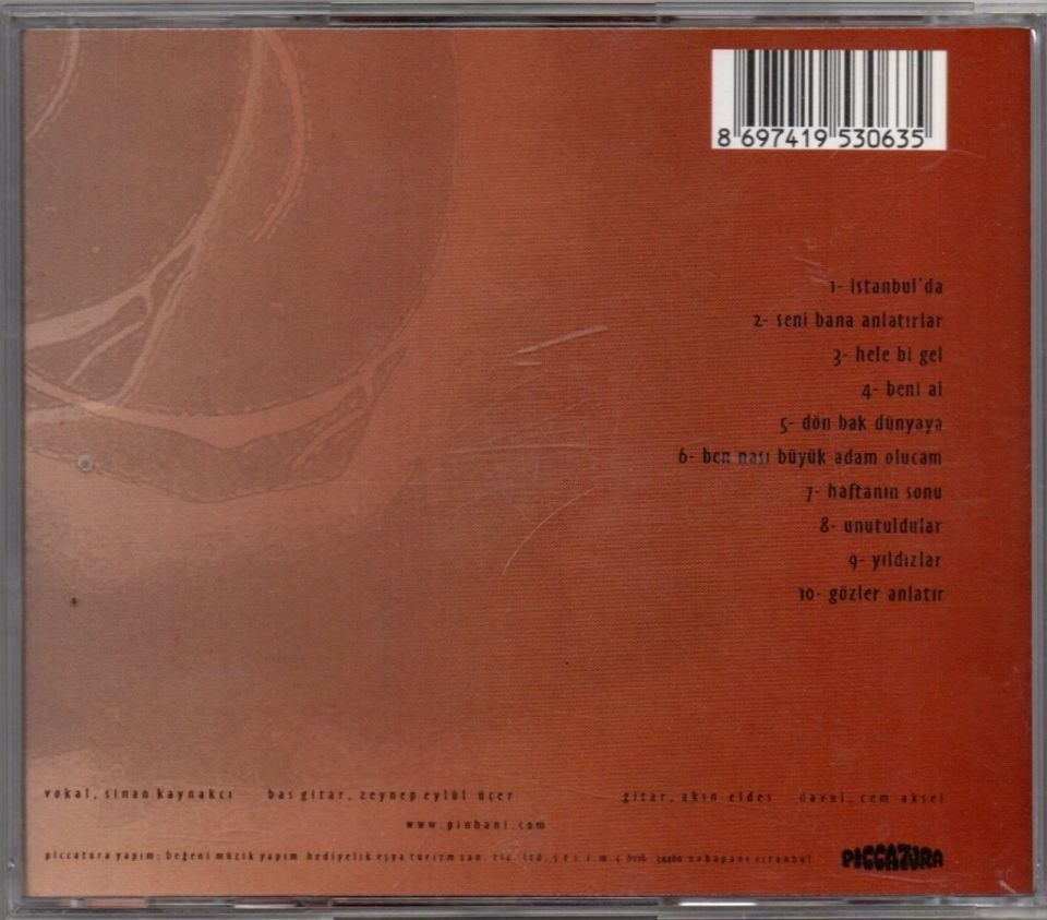 PİNHANİ - İNANDIĞIN MASALLAR (2006) - CD JEWEL CASE / AMBALAJINDA SIFIR