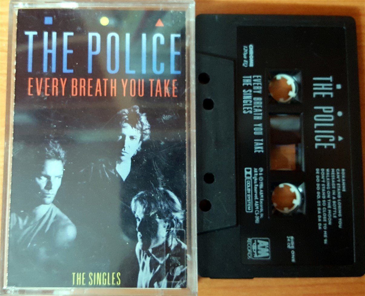 POLICE - EVERY BREATH YOU TAKE / THE SINGLES CASSETTE ''USED''