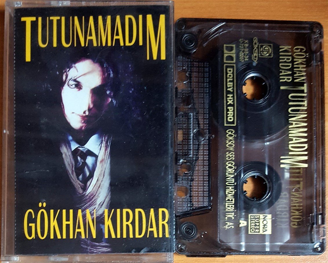 GÖKHAN KIRDAR - TUTUNAMADIM (1995) GÖKSOY KASET 2.EL
