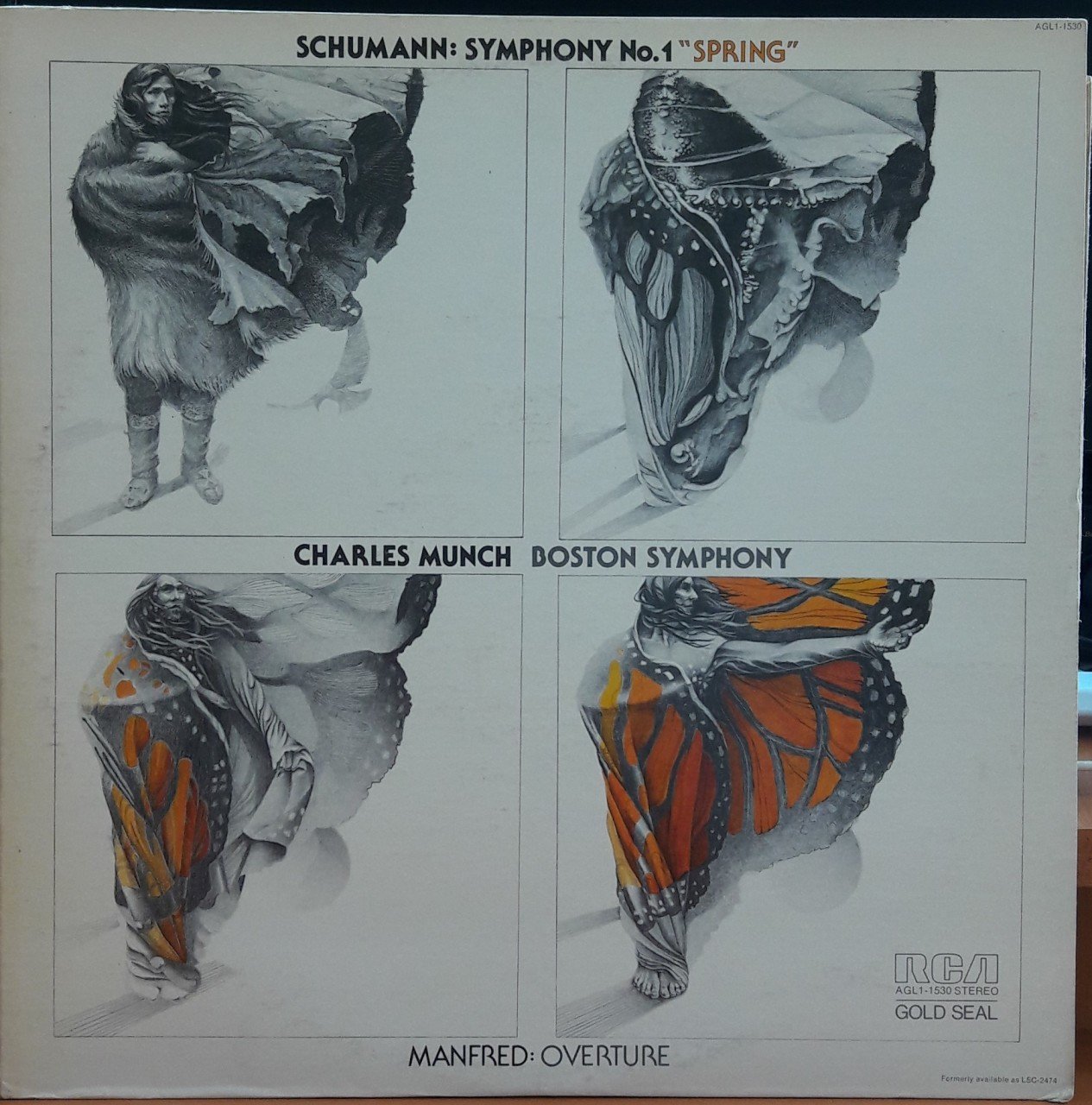 SCHUMANN: SYMPHONY NO.1, BOSTON SYMPHONY, CHARLES MUNCH (1976) - PLAK 2.EL