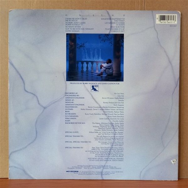 BOBBY WOMACK – SO MANY RIVERS (1985) - LP 2.EL PLAK
