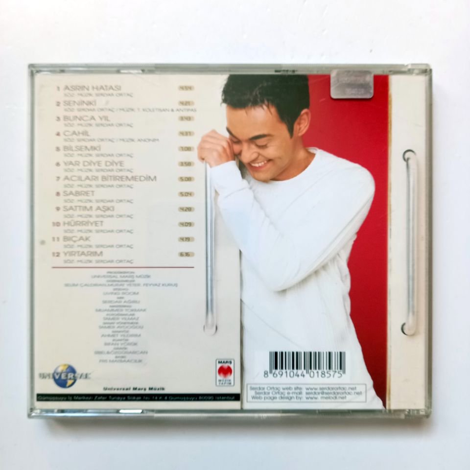 SERDAR ORTAÇ – BİLSEM Kİ (1999) - CD 2.EL