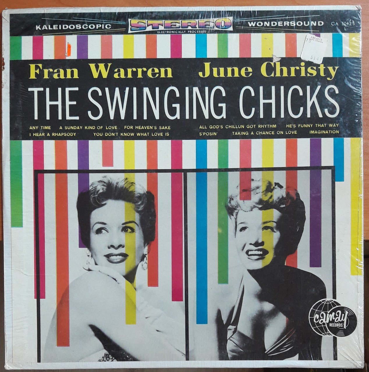 FRAN WARREN & JUNE CHRISTY - THE SWINGING CHICKS - DÖNEM BASKISI PLAK SIFIR