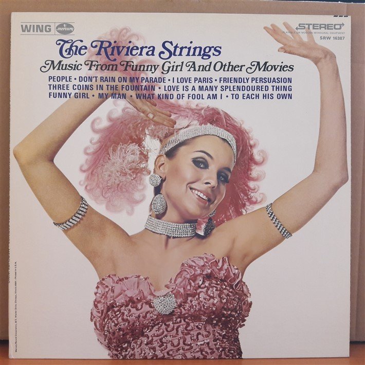 THE RIVIERA STRINGS - MUSIC FROM FUNNY GIRL AND OTHER MOVIES - LP 2.EL PLAK