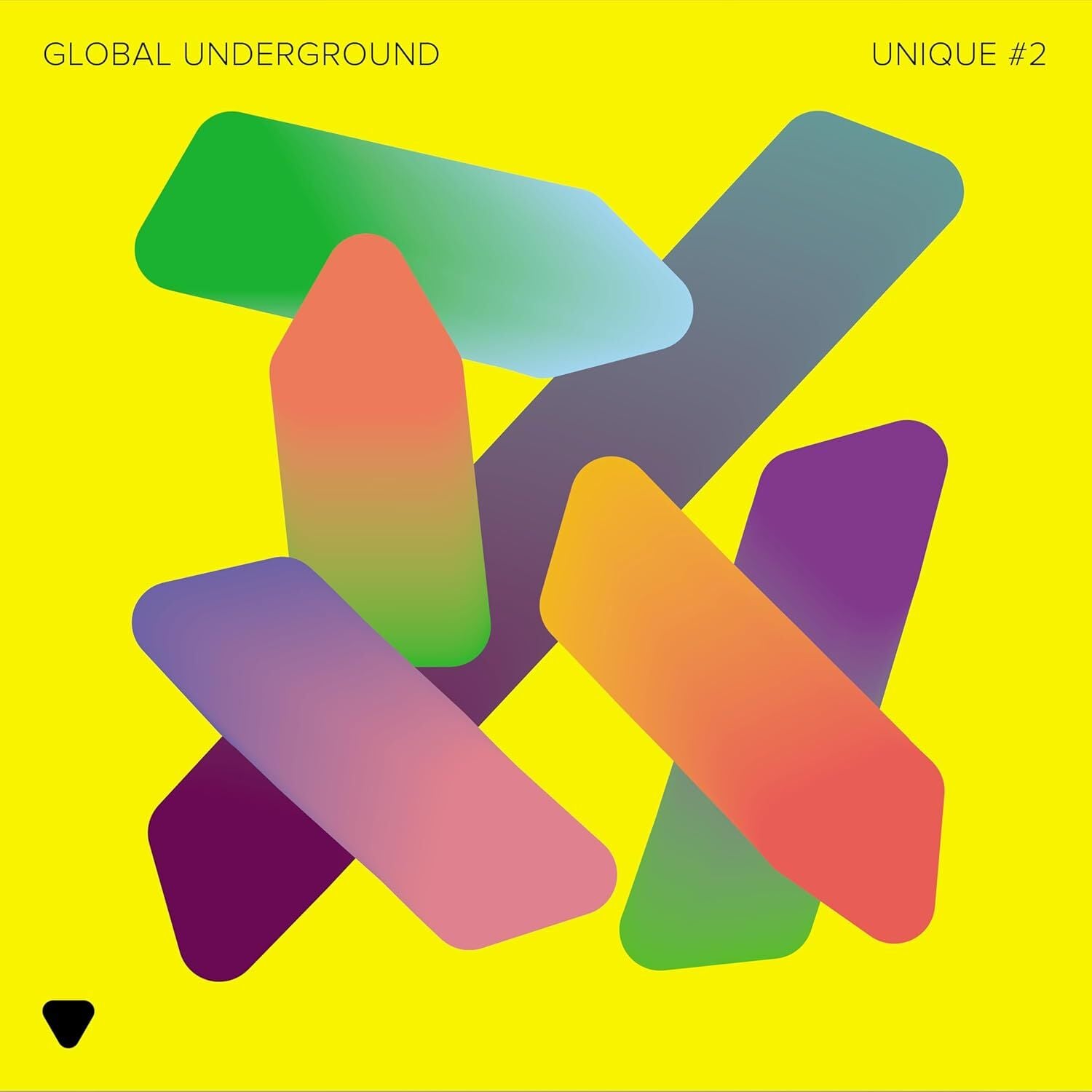 GLOBAL UNDERGROUND - UNIQUE #2 / VARIOUS ARTISTS TECHNO , HOUSE , NEO TRANCE COMPILATION (2024) - 2xLP TRANSPARENT YELLOW COLOURED EDITION SIFIR PLAK