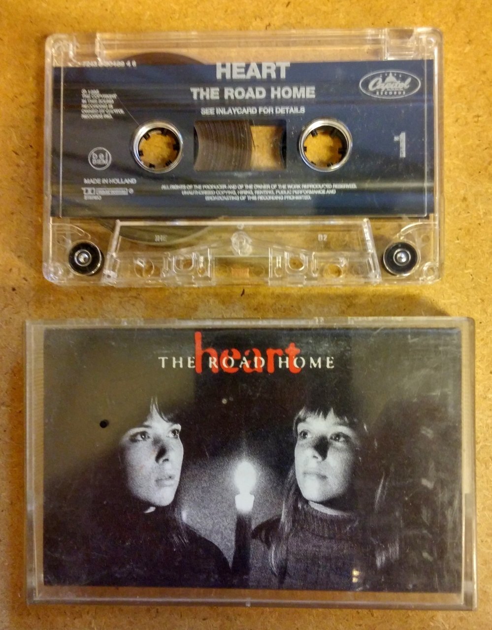 HEART - ROAD HOME 1995 CASSETTE MADE IN HOLLAND ''USED''
