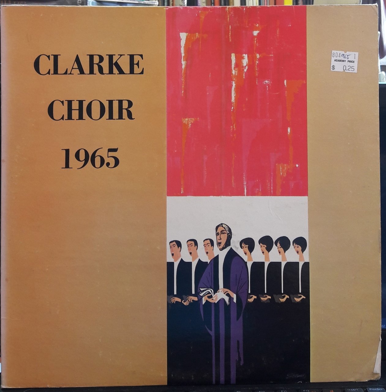 CLARKE CHOIR 1965 - PLAK 2.EL