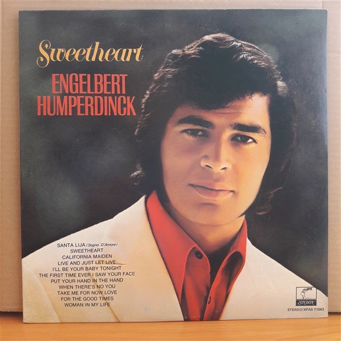 ENGELBERT HUMPERDINCK - SWEETHEART - LP 2.EL PLAK