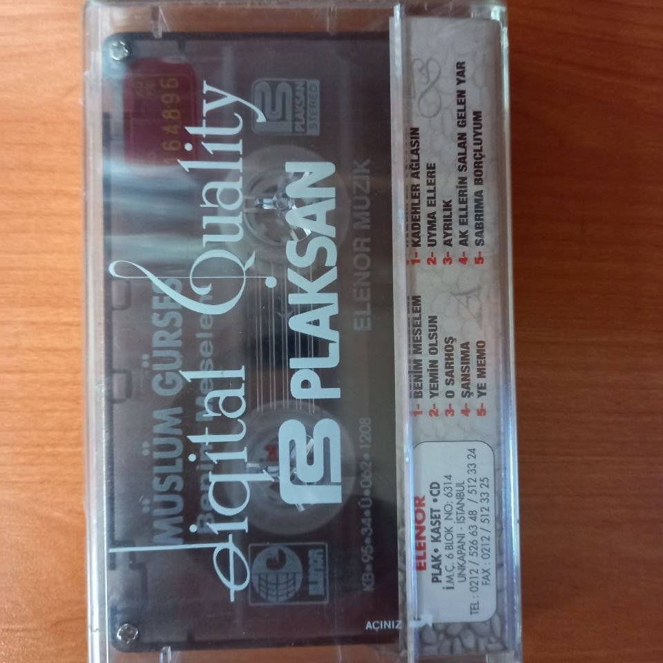 MÜSLÜM GÜRSES - BENİM MESELEM (1995) - KASET SIFIR
