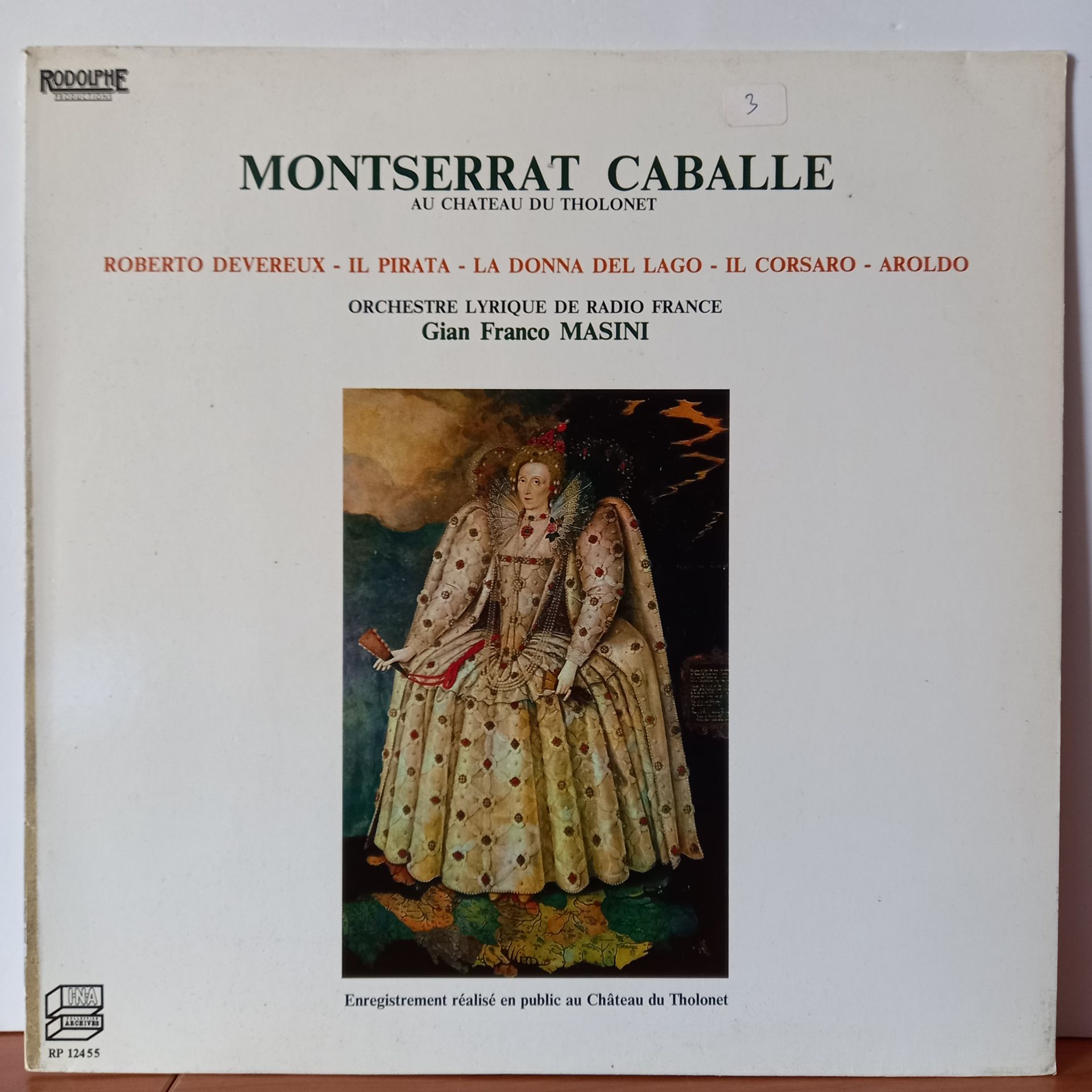 MONTSERRAT CABALLE, ORCHESTRE LYRIQUE DE RADIO FRANCE, GIANFRANCO MASINI – AU CHATEAU DU THOLONET - LP 2.EL PLAK