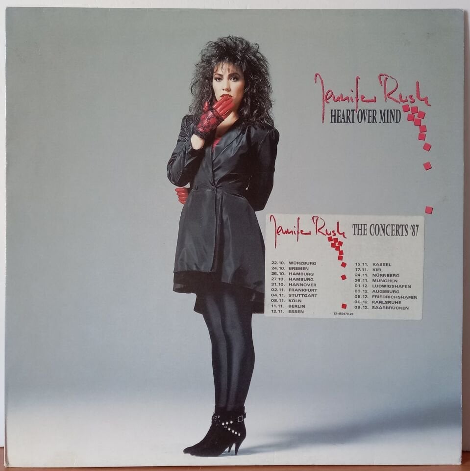 JENNIFER RUSH – HEART OVER MIND (1987) - LP 2.EL PLAK