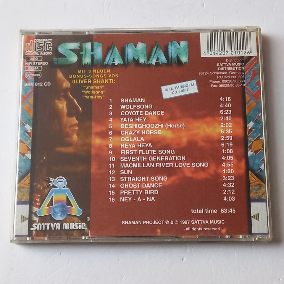 OLIVER SHANTI PROJECT – SHAMAN (1999) - CD 2.EL