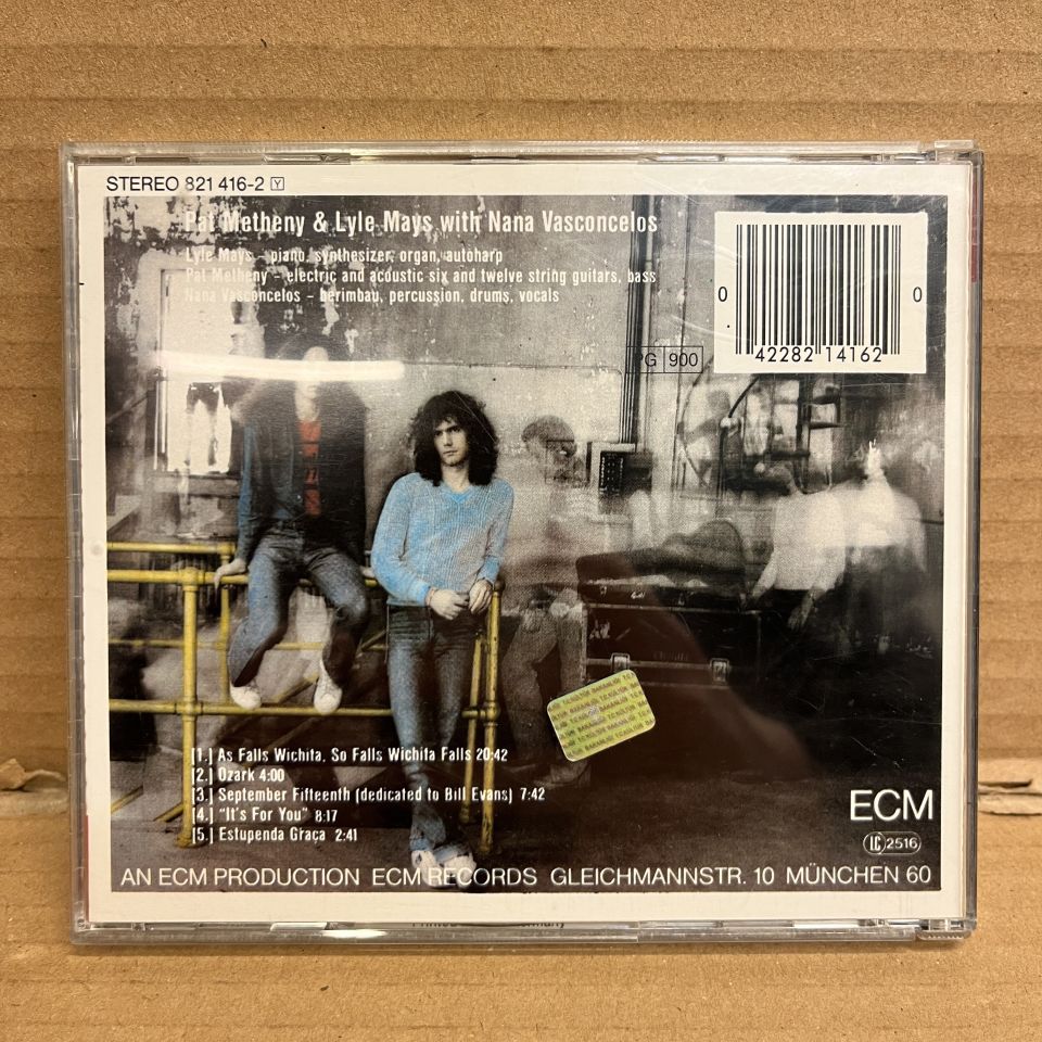 PAT METHENY & LYLE MAYS – AS FALLS WICHITA, SO FALLS WICHITA FALLS (1999) - CD 2.EL