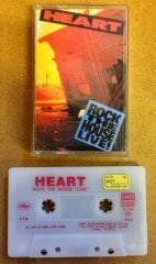 HEART - ROCK THE HOUSE LIVE 1991 CASSETTE MADE IN TURKEY ''USED''