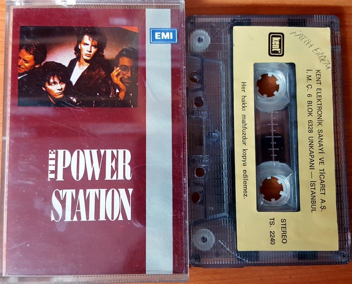 POWER STATION - THE POWER STATION / ROBERT PALMER DURAN DURAN CASSETTE MADE IN TURKEY ''USED'' PAPER LABEL