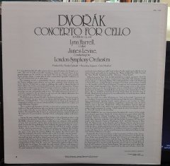 DVOŘÁK: CONCERTO FOR CELLO, LYNN HARRELL, LONDON SYMPHONY ORCHESTRA, JAMES LEVINE (1975) - PLAK 2.EL