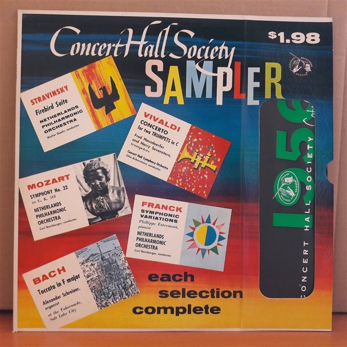 CONCERT HALL SOCIETY SAMPLER - LP 2.EL PLAK