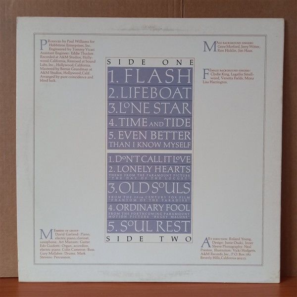 PAUL WILLIAMS – ORDINARY FOOL (1975) - LP 2.EL PLAK