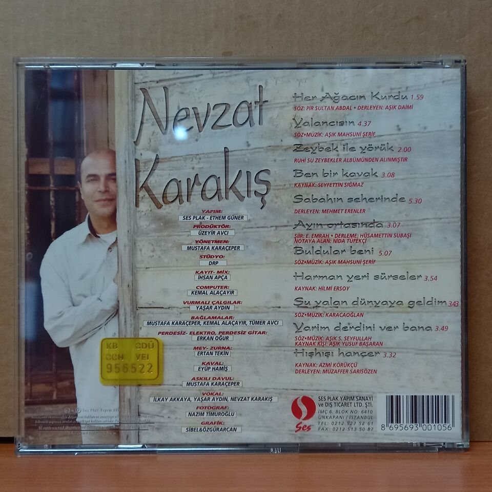 NEVZAT KARAKIŞ - AĞZIMDA BULUT TADI (1998) - CD 2.EL