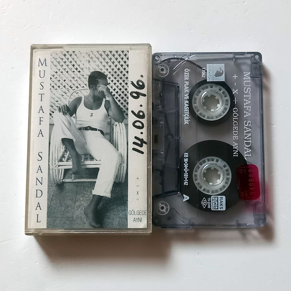 MUSTAFA SANDAL - GÖLGEDE AYNI (1996)  - KASET 2.EL