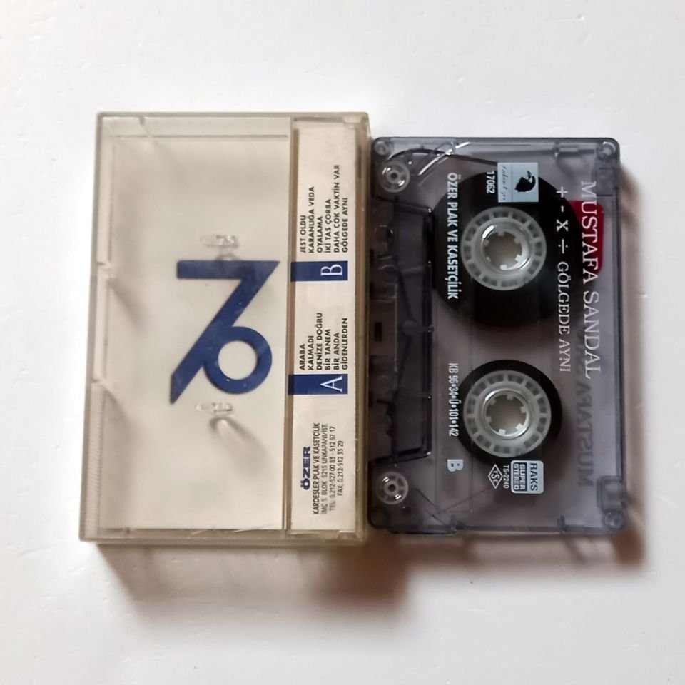 MUSTAFA SANDAL - GÖLGEDE AYNI (1996)  - KASET 2.EL