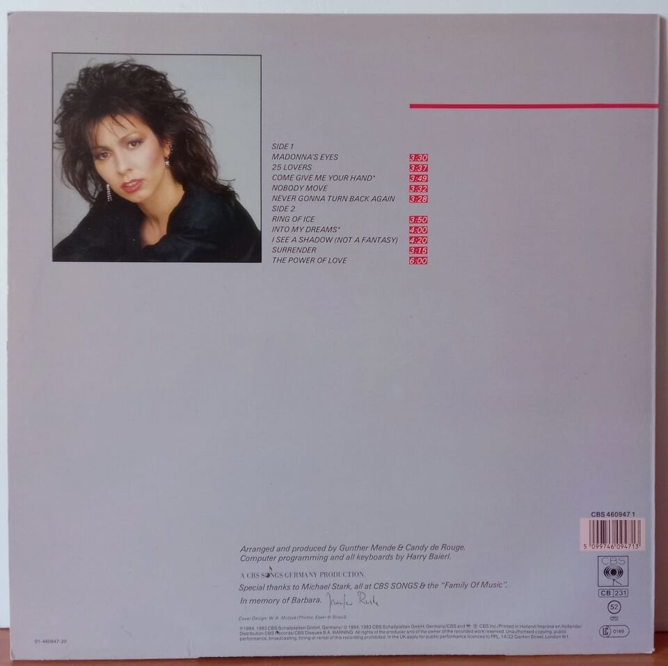 JENNIFER RUSH – JENNIFER RUSH / INTERNATIONAL VERSION (1984) - LP 2.EL PLAK