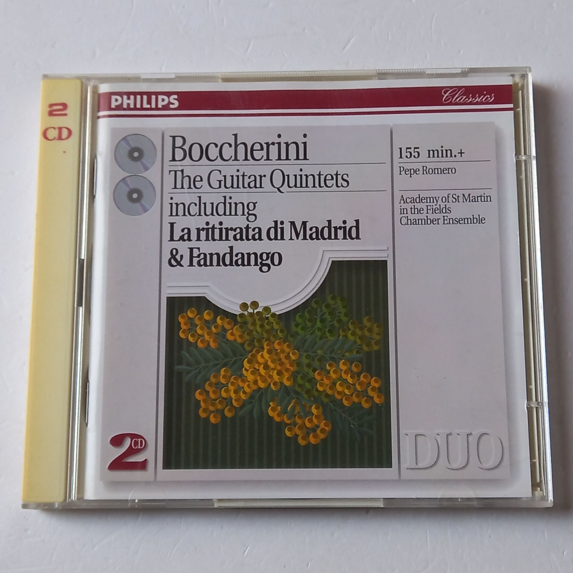 BOCCHERINI - THE GUITAR QUINTETS (1979) - 2CD 1993 REISSUE 2.EL