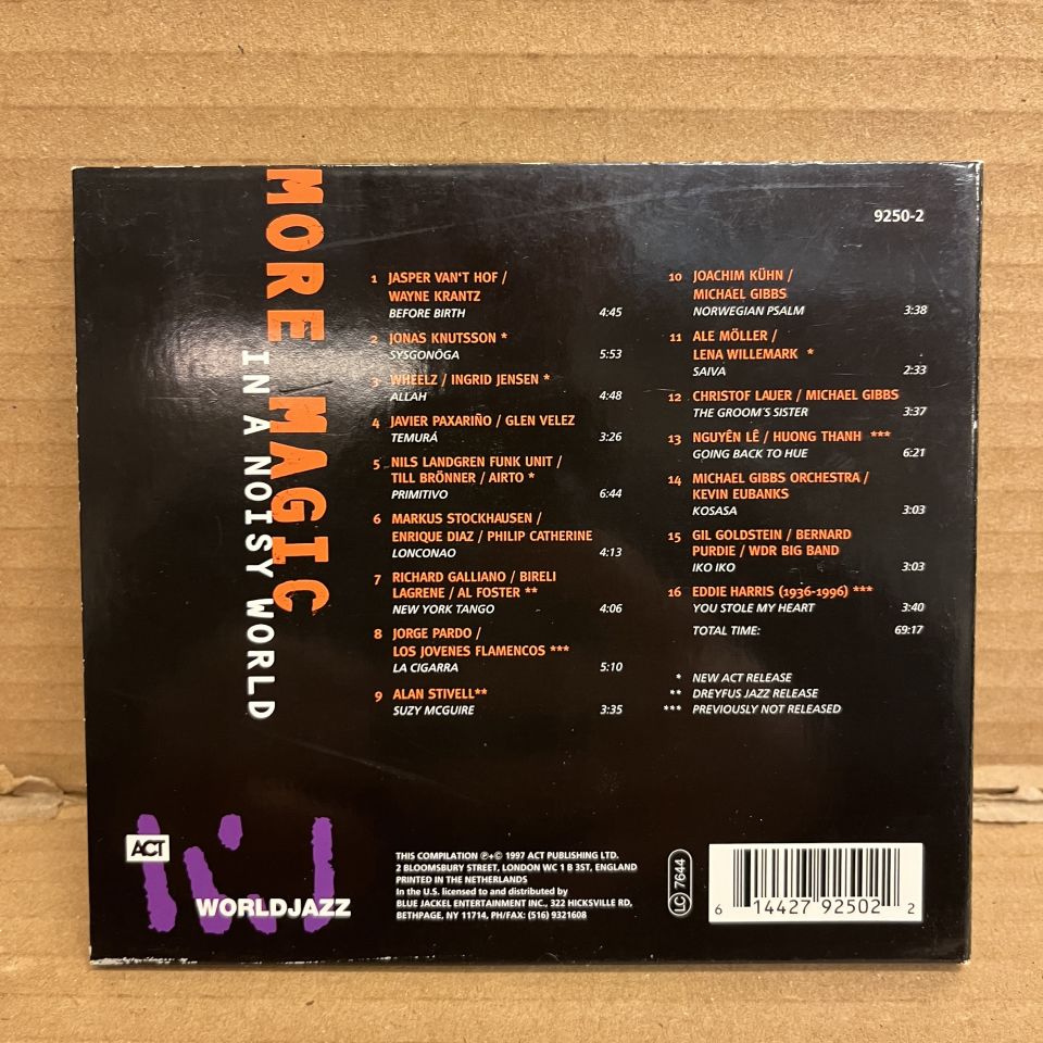 VARIOUS – MORE MAGIC IN A NOISY WORLD (THE ULTIMATE ACT WORLD JAZZ SAMPLER) (1997) - CD DIGIPAK 2.EL