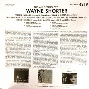 WAYNE SHORTER – THE ALL SEEING EYE (1966) LP SIFIR PLAK