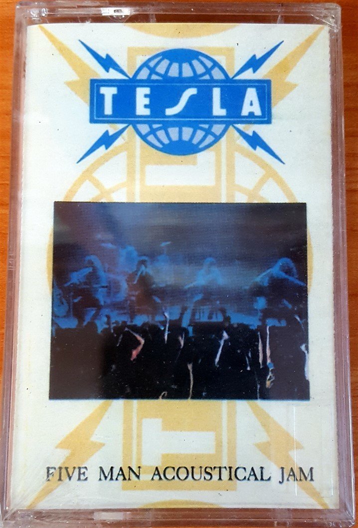 TESLA - FIVE MAN ACOUSTICAL JAM (1994) RAKS CASSETTE MADE IN TURKEY ''NEW''