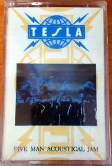 TESLA - FIVE MAN ACOUSTICAL JAM (1994) RAKS CASSETTE MADE IN TURKEY ''NEW''